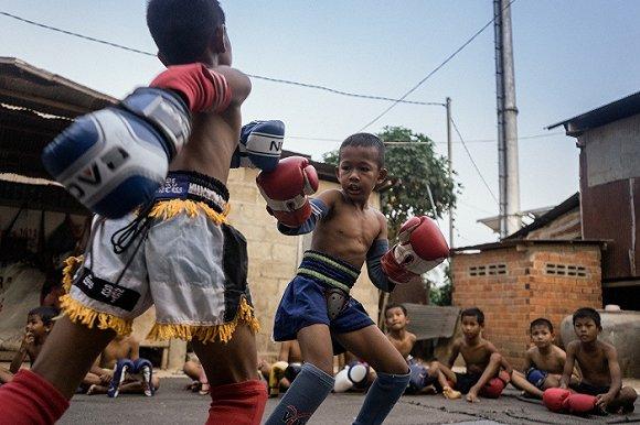 柬埔寨的小小拳击手 - 体育 - 东方网合作站
