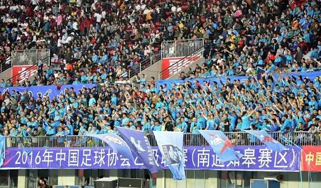 如皋奥体中心中国足球乙级联赛南通支云主场决