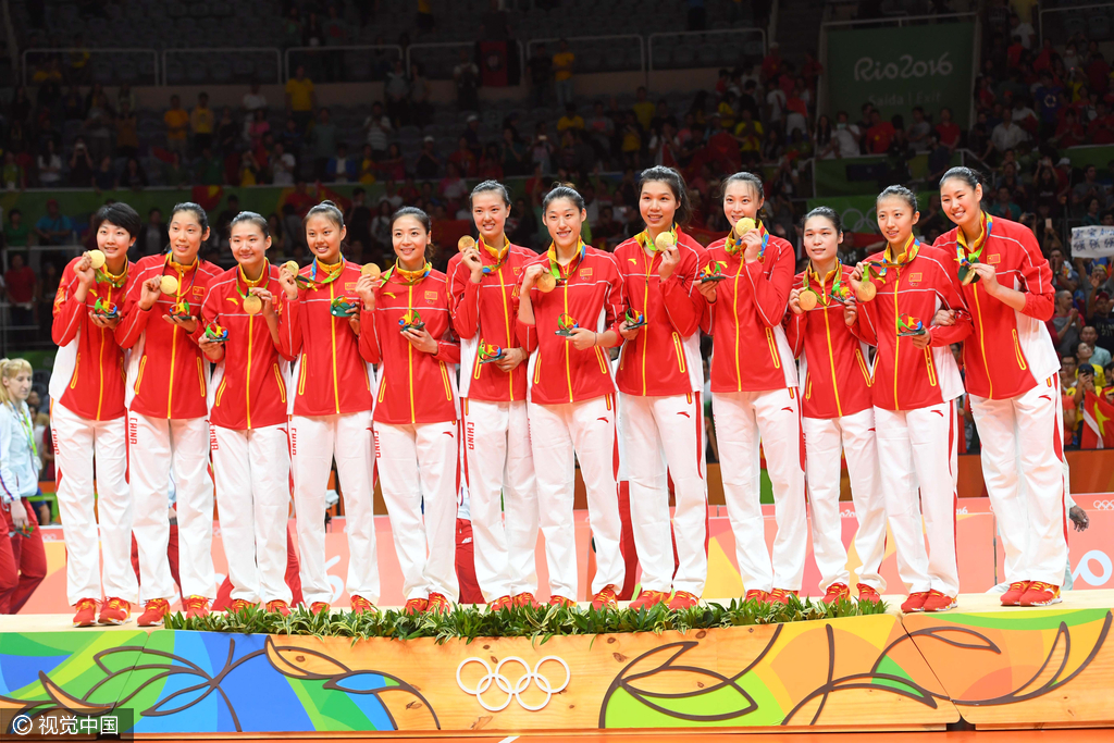 排名:中国女排奥运夺冠超美国登榜首 男排第2