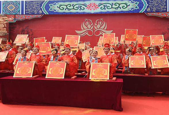 2016年天津滨海青年集体婚典正式启动 - 国内