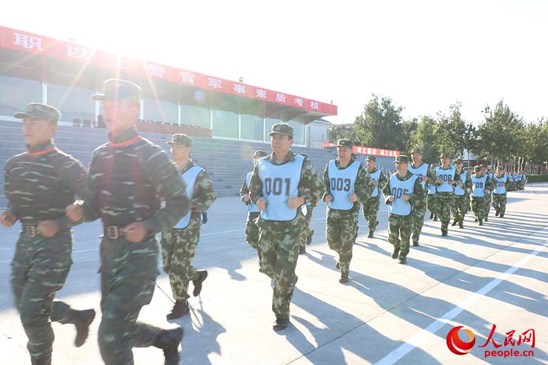 武警北京总队三师军事素质考核检验练兵成果 