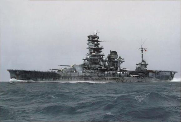 珍贵的二战日本海军主力战舰彩照 - 军事 - 东方