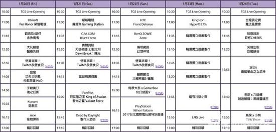 Twitch公布2017台北电玩展实况主播名单 - 游戏