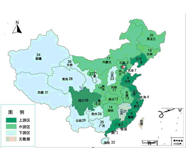 省域竞争力榜单:广东、江苏和北京名列前三 - 