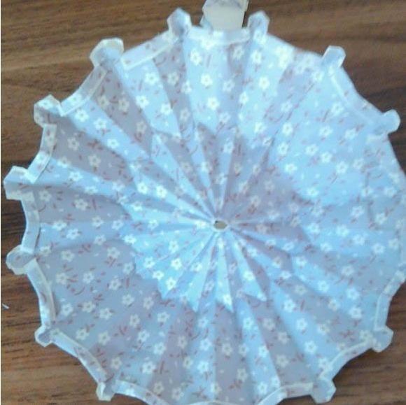 DIY油纸伞制作教程 迷你油纸伞的折叠图解 - 家