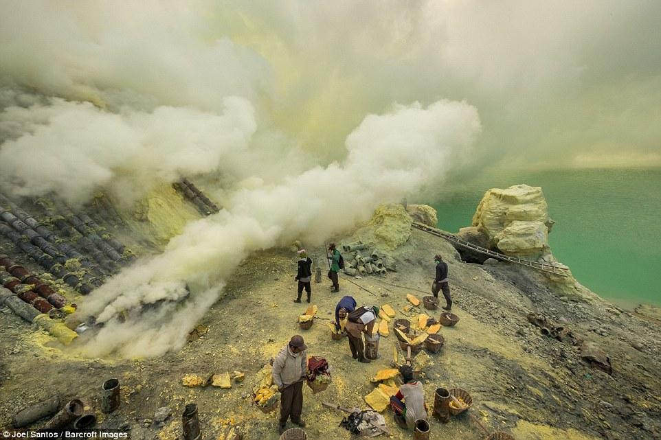 最危险职业 他们在活火山冒死吸着毒气 - 国际