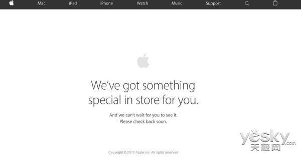 苹果官方商店又维护:中国红iPhone7就要来了 