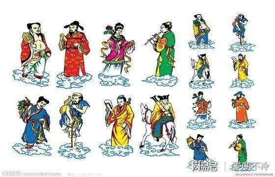 中国传统文化中的八仙只是过海显神通的八位么
