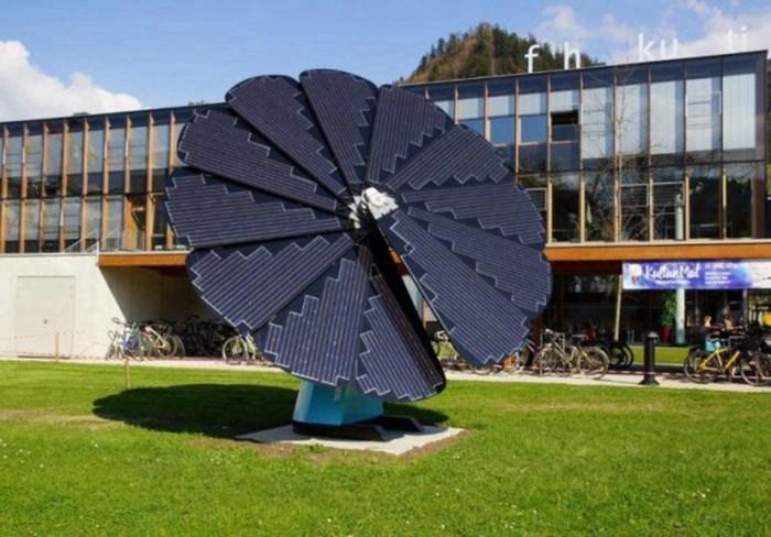 外国人怎么用太阳能?Smartflower 太阳能发电花